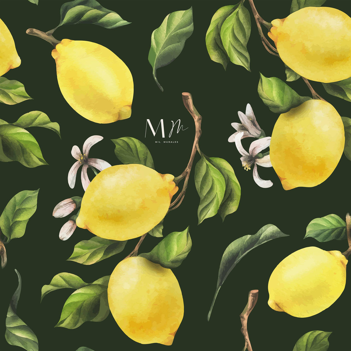 Limones en flor