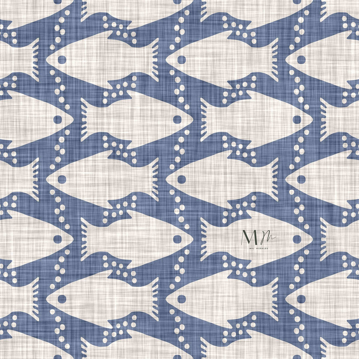 Peces en lino