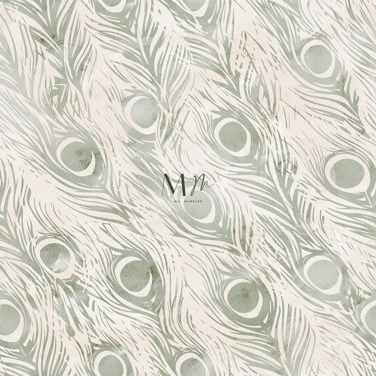 Plumas en verde