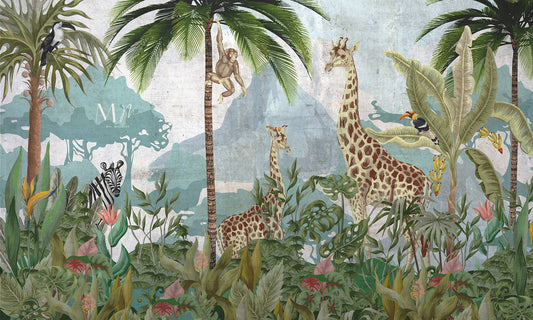 Selva sobre lino II