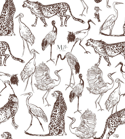 Animales en sepia