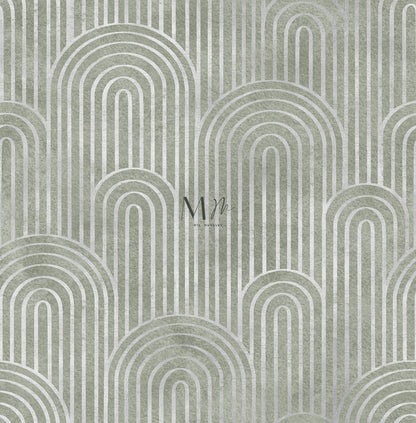 Art deco musgo