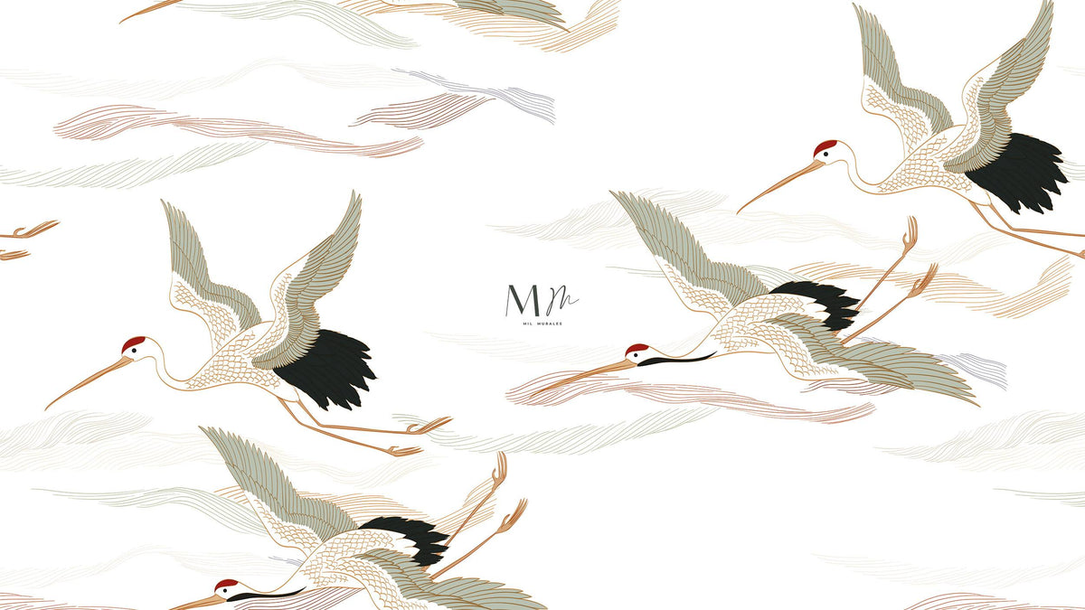 Aves en viento