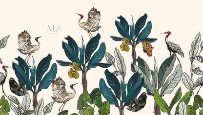 Aves y bananas