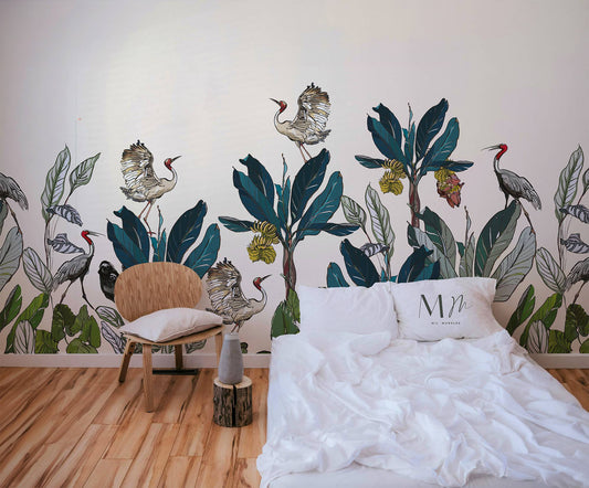 Aves y bananas