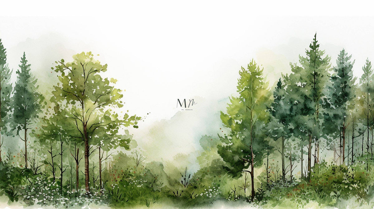 Bosque de acuarela