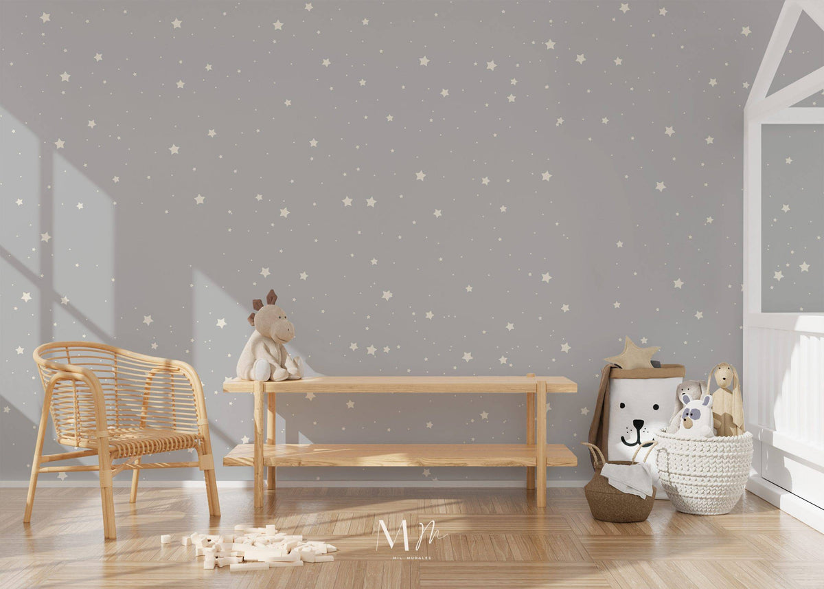 Estrellas en gris