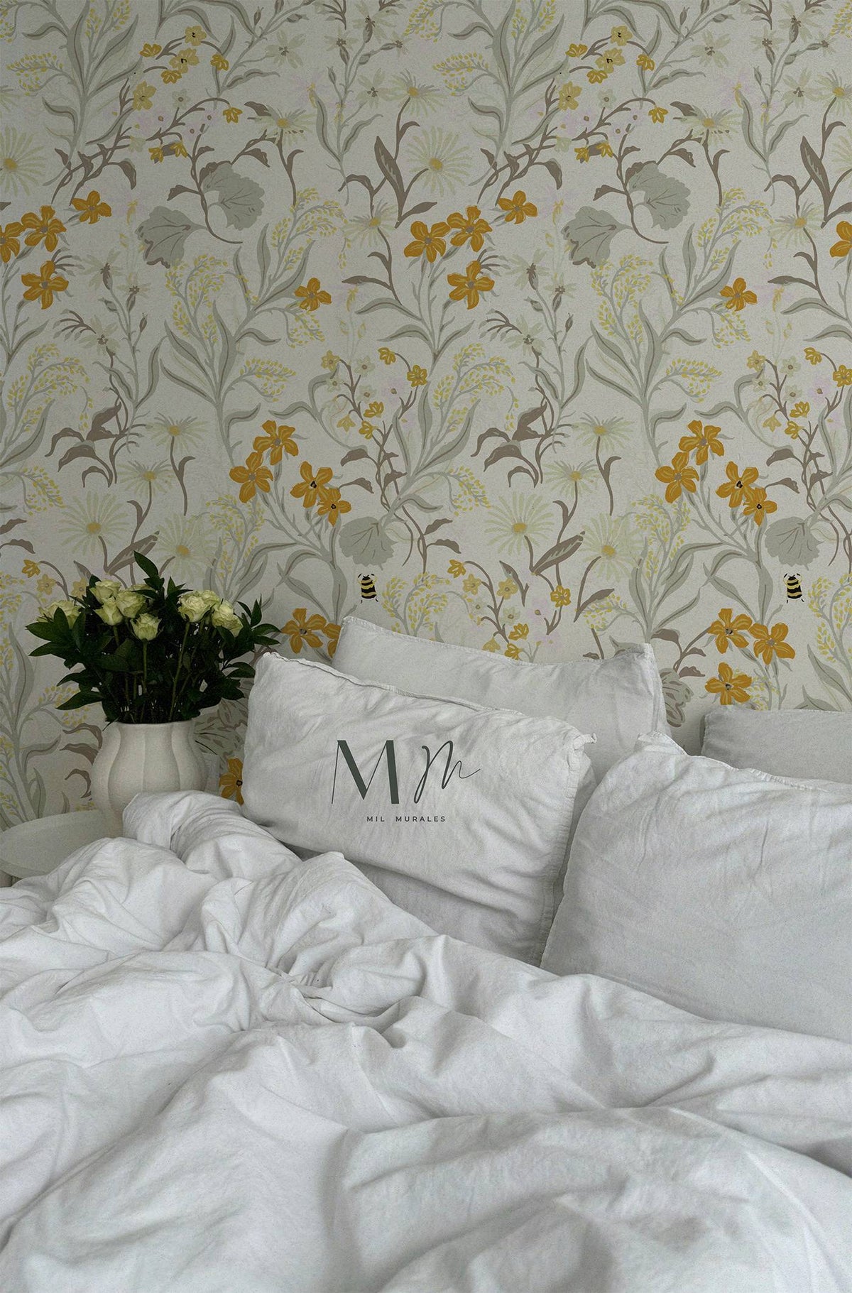 Floral Mostaza
