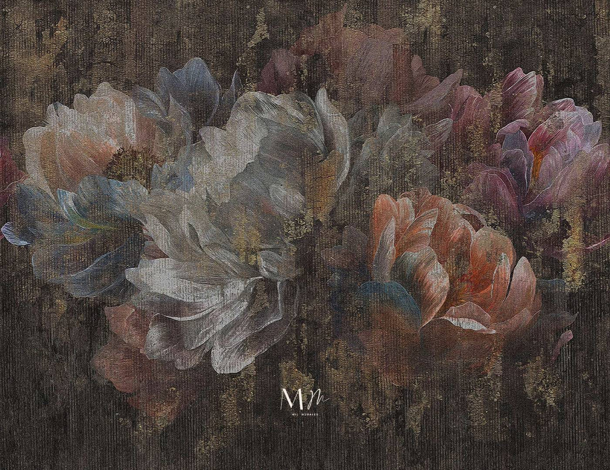 Flores de pintura