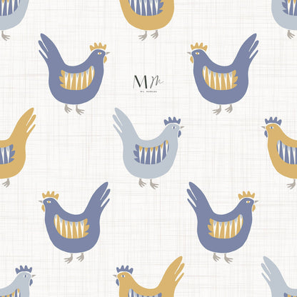 Gallinas de colores