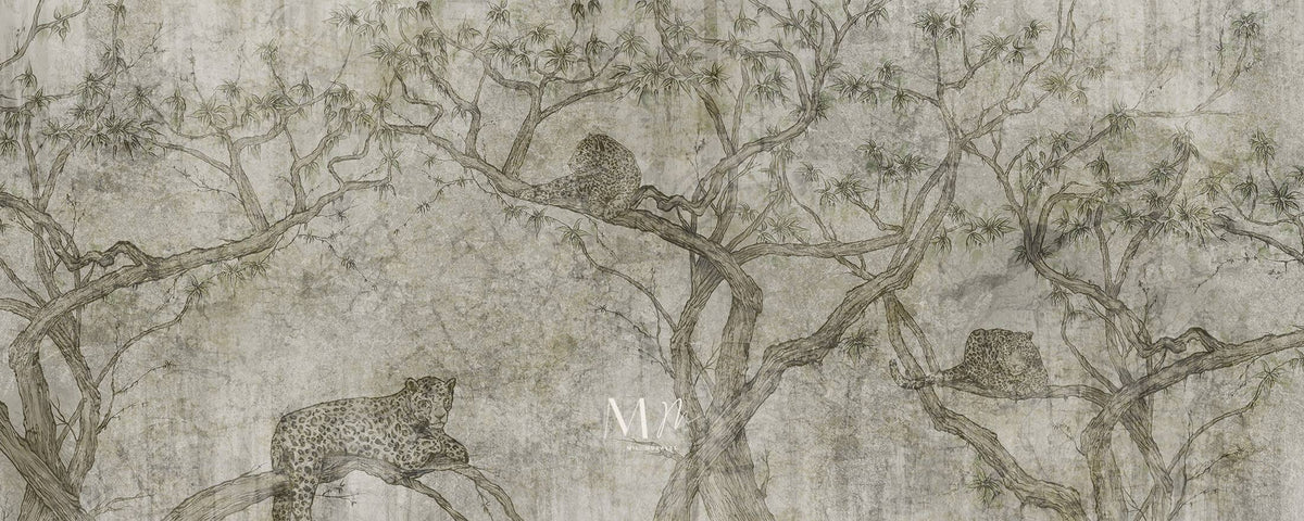 Leopards On Trees