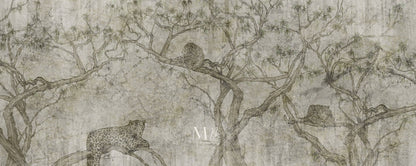 Leopards On Trees