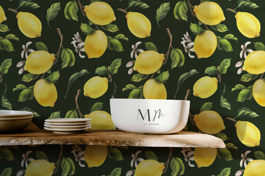 Limones en flor