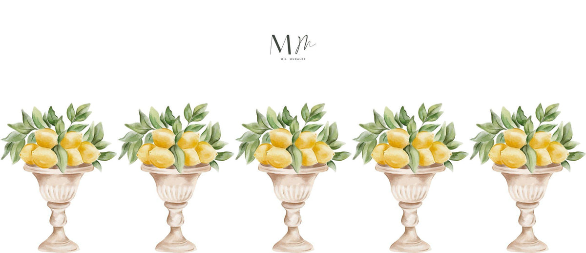 Limones en maceta