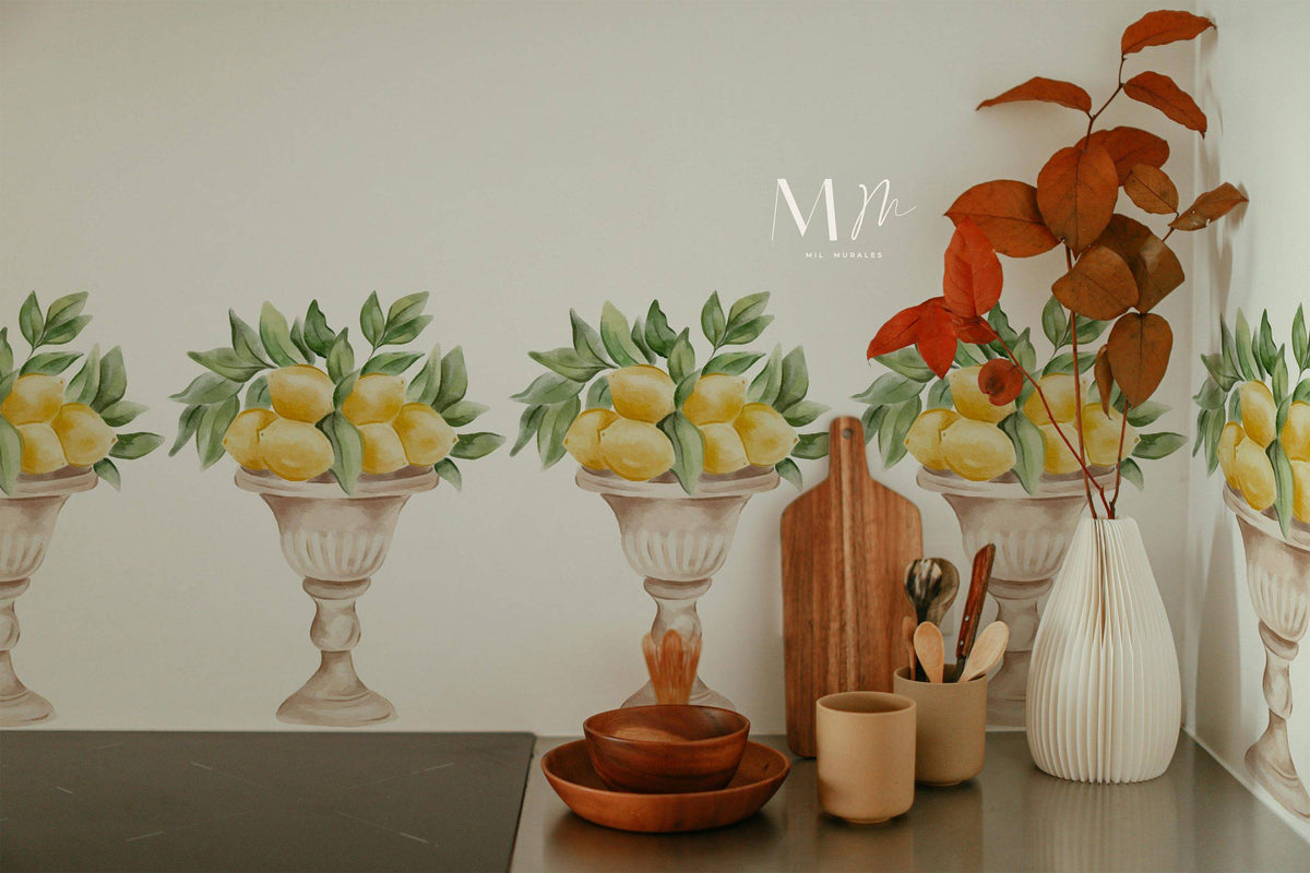 Limones en maceta