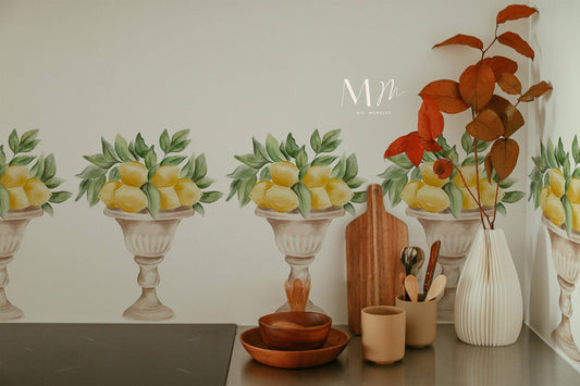 Limones en maceta