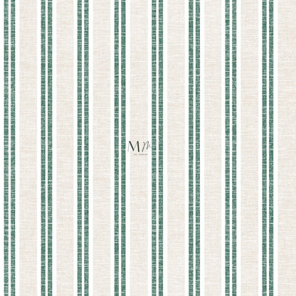 Doble linea verde