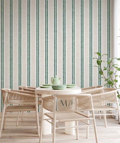 Doble linea verde