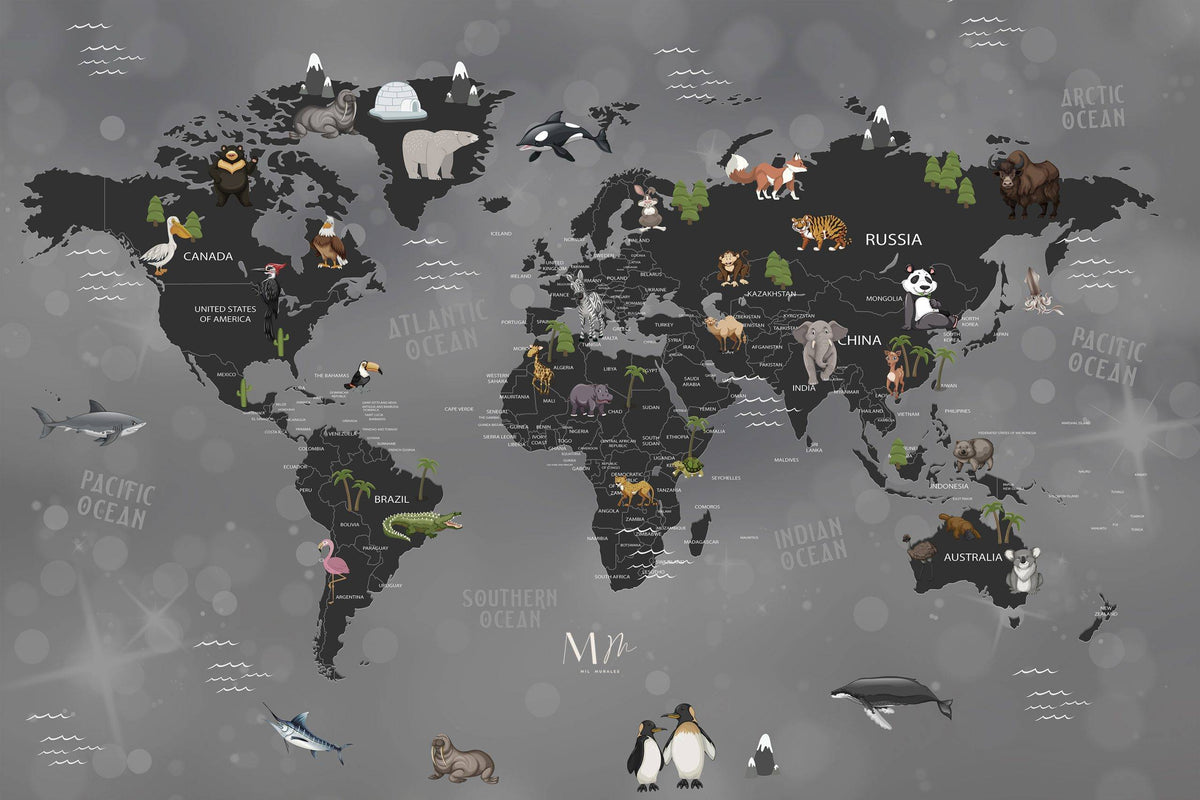 Mapa animado Oscuro