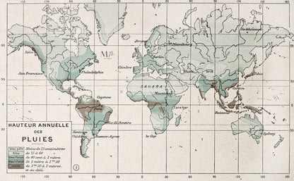 Mapa en verde agua