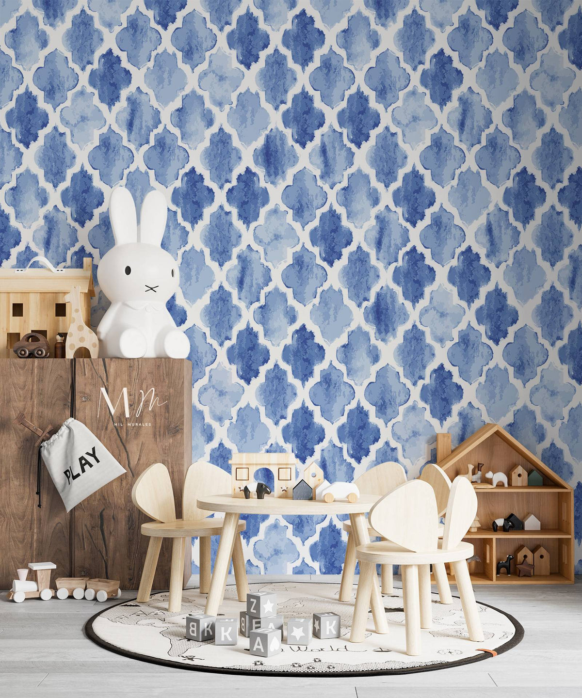Pattern blue