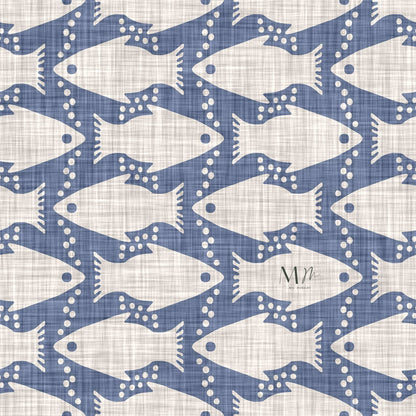 Peces en lino
