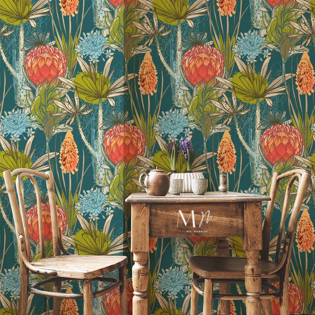 Racimos de flores