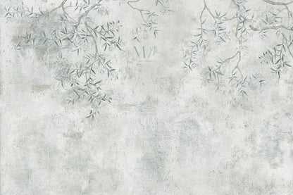Rama floral gris
