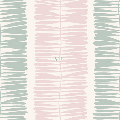 Rosado y verde