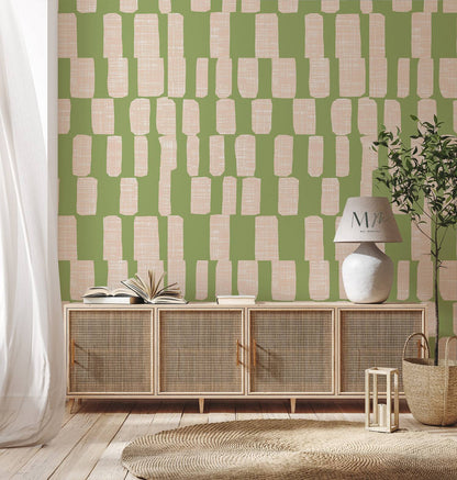 Verde sobre lino
