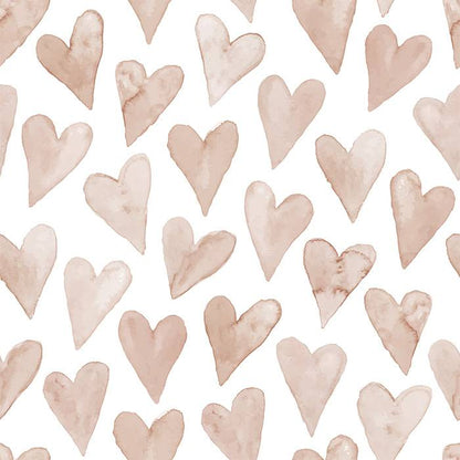 Corazones beige