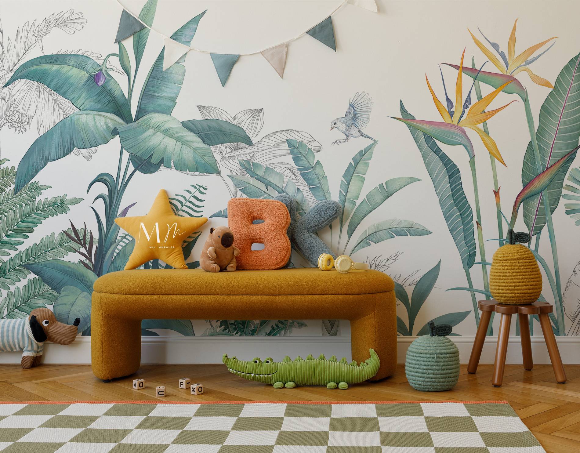 Tropicales en acuarela