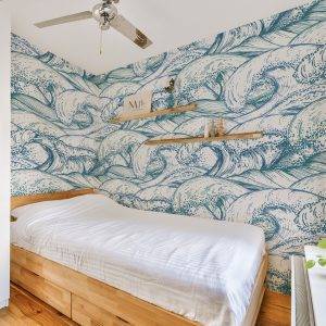 Ilustración de olas
