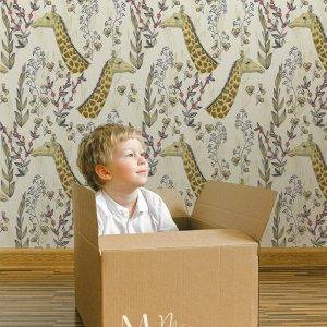 Jirafas en el jardín