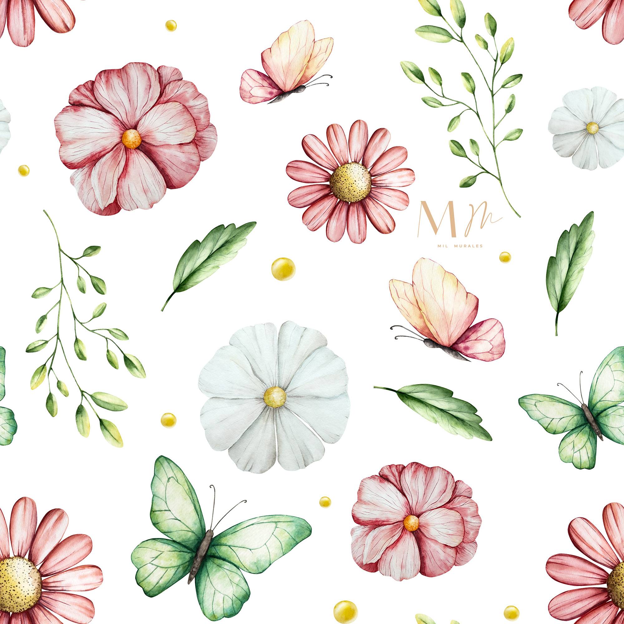 Butterflies and Flowers